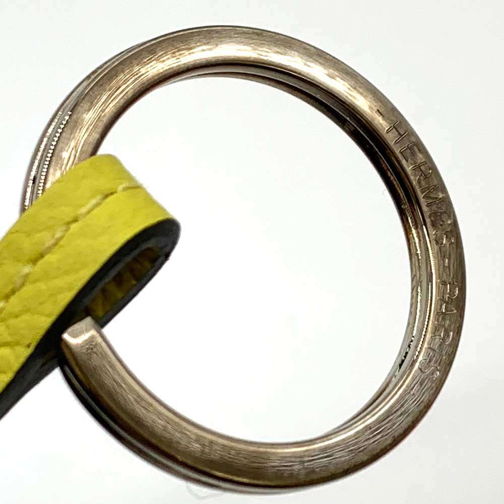 エルメス レザーバッグチャーム キーチェーン