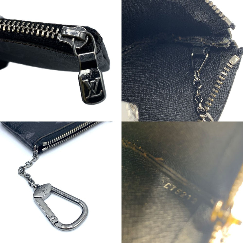 ルイ ヴィトン モノグラム エクリプス コイン ケース キーリング