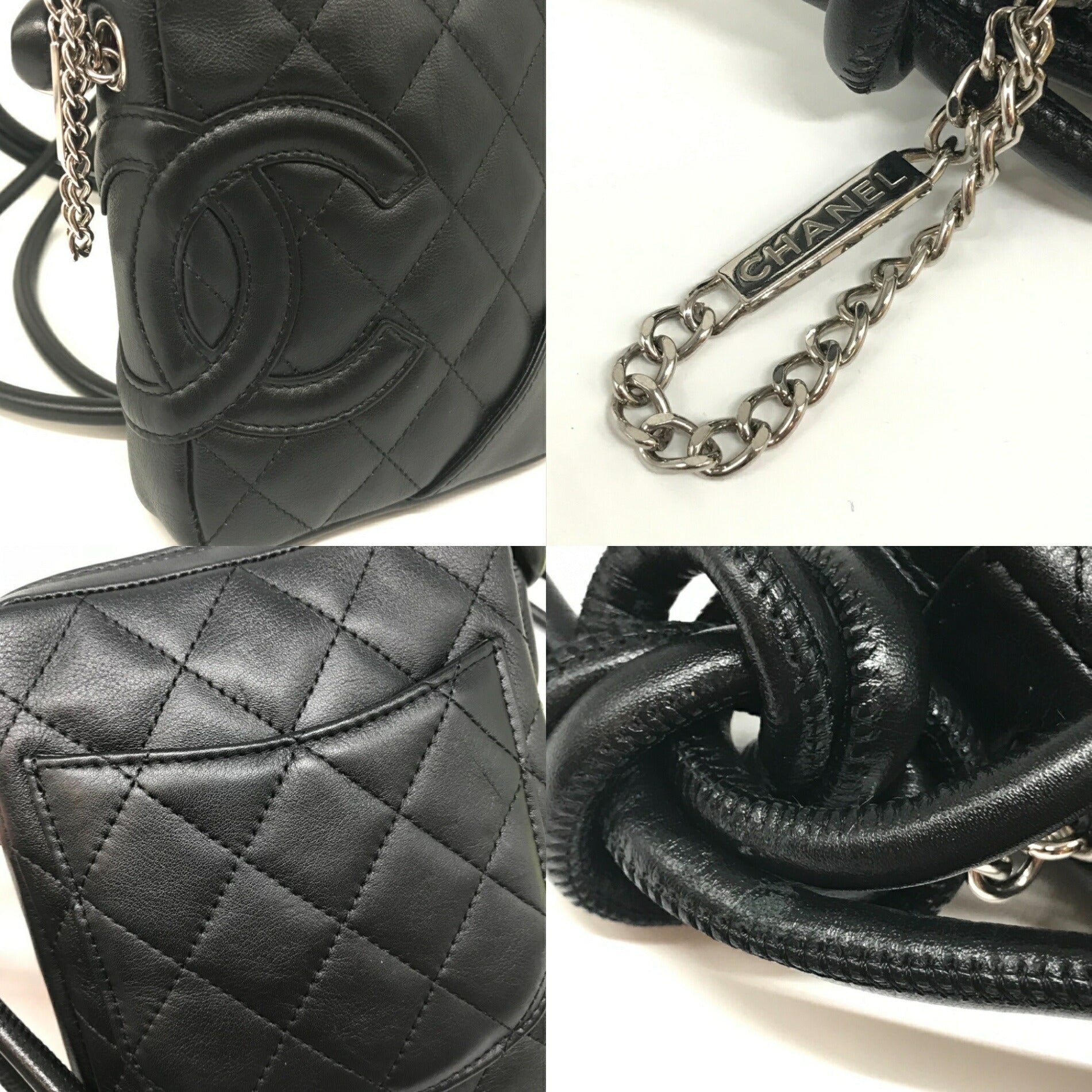 シャネル カンボンライン スモールポシェット ショルダーバッグ
