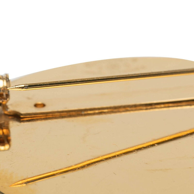 シャネル ココ マーク ラウンド ミラー ブローチ