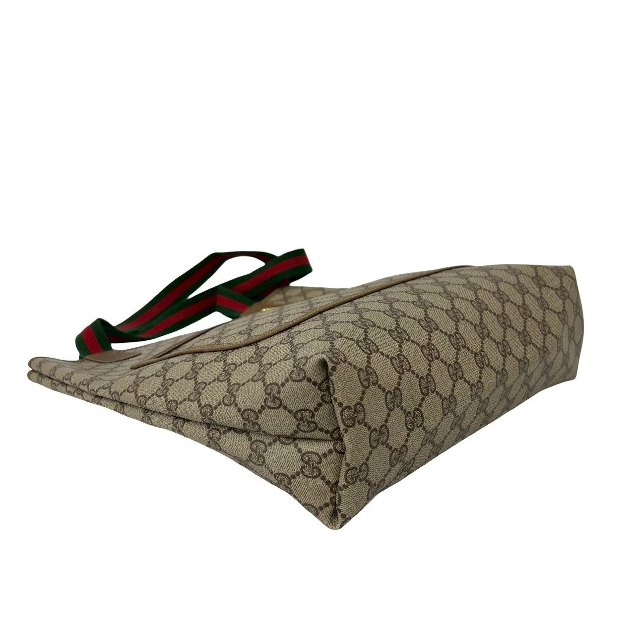グッチ GGシェリーライン レザートートバッグ