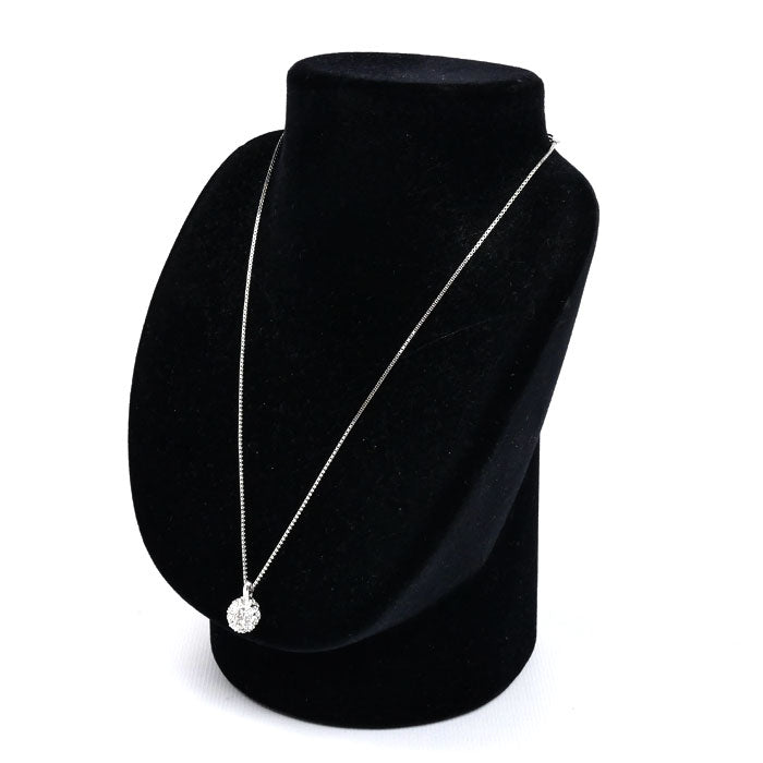 スワロフスキー ミラーボール ネックレス