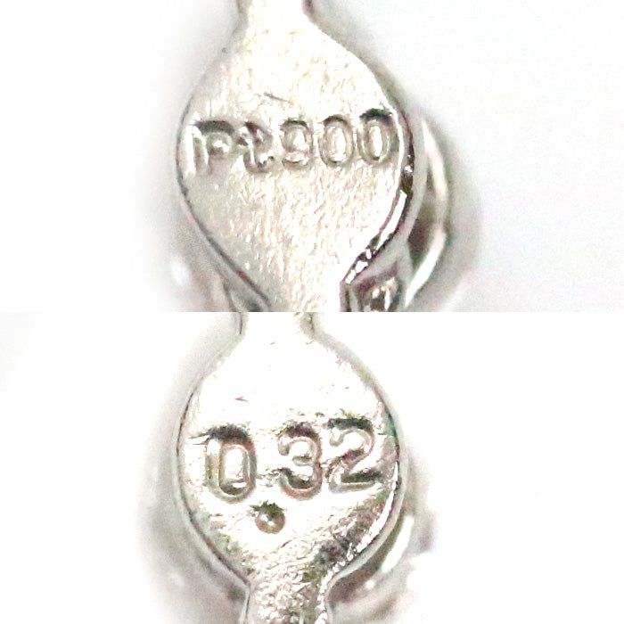 Pt950 プラチナ ベネチアン ダイヤモンド ネックレス