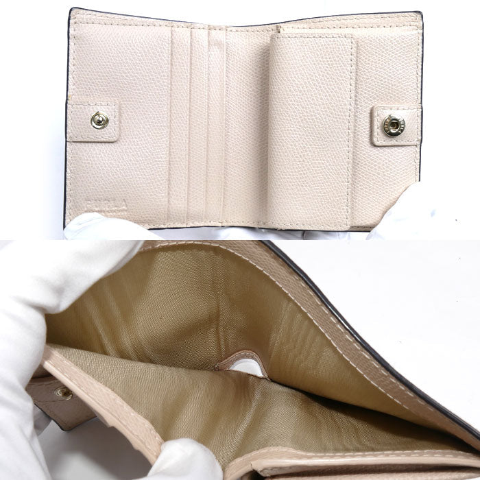 フルラ カメリアS レザー二つ折り財布