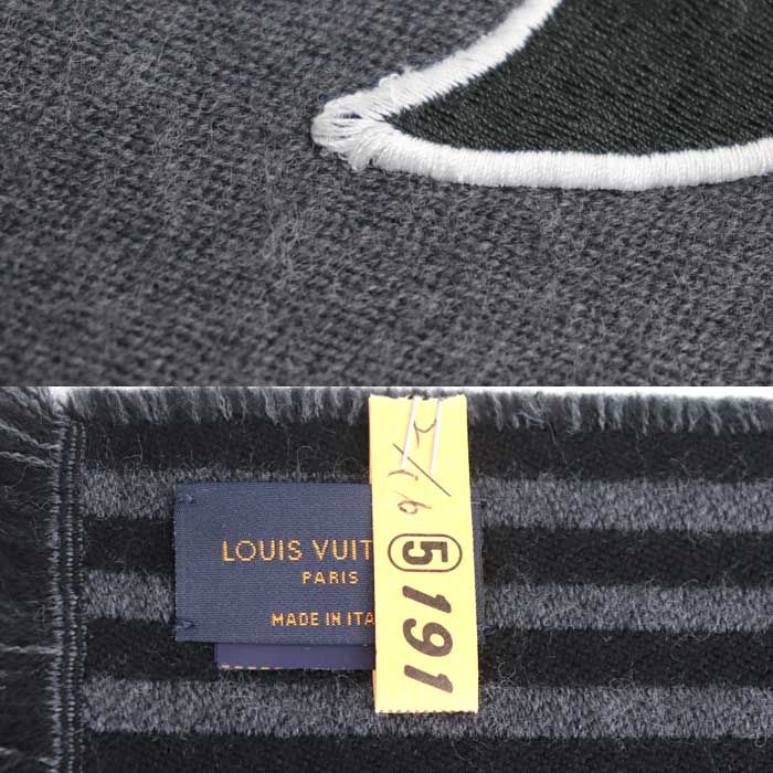 ルイヴィトン エシャルプ LV ハーモニー ウールマフラー