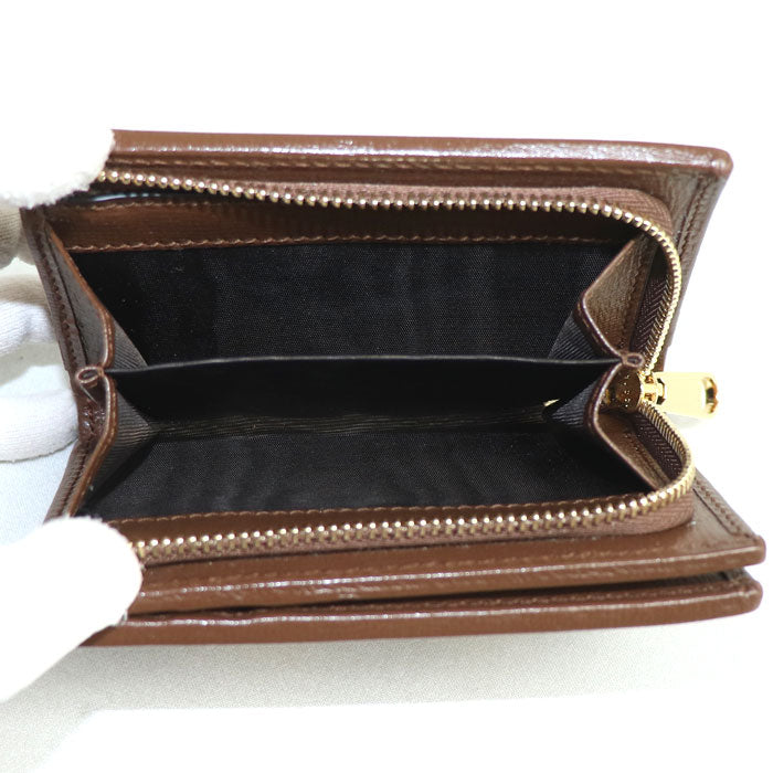 グッチ ホースビット1955 GGスプリームキャンバス レザー 二つ折り財布