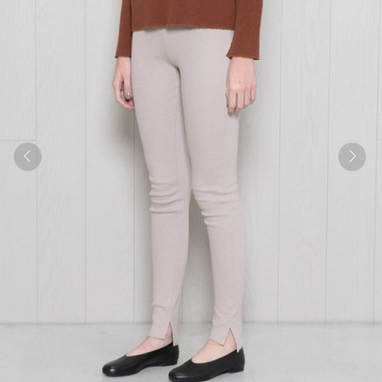 エイチビューティーアンドユース RIB LEGGINGS コットンレギンスパンツ