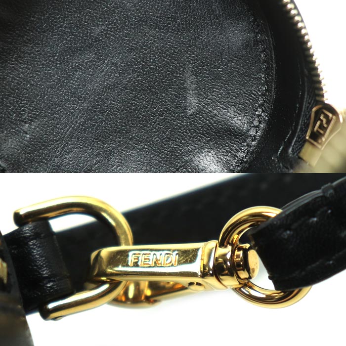 フェンディ ズッカ ナイロン レザー 2way バッグ