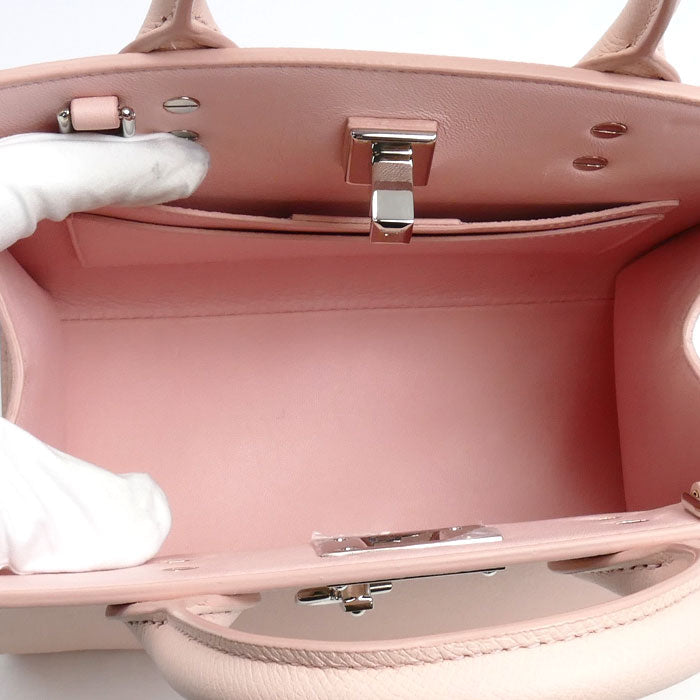 サルヴァトーレ フェラガモ Studio Box Bag XS カーフスキン2wayショルダーバッグ