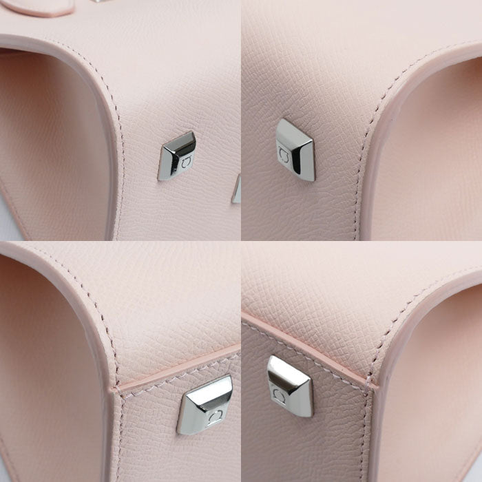 サルヴァトーレ フェラガモ Studio Box Bag XS カーフスキン2wayショルダーバッグ