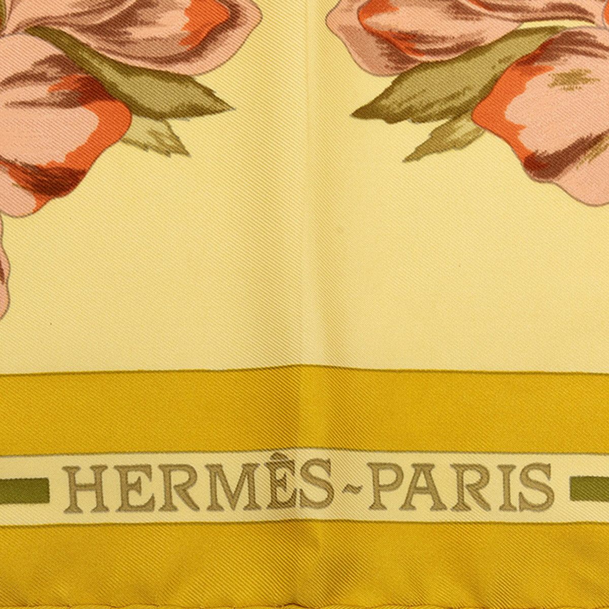 エルメス カレ90 Fleurs d'Hellade シルクスカーフ