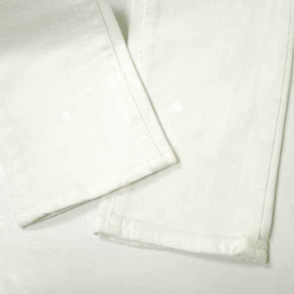 イージーンズ SEA HORSE BOYFRIEND TAPERED 綿 デニムパンツ