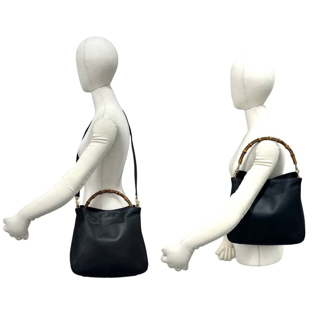 グッチ バンブーレザー2wayバッグ