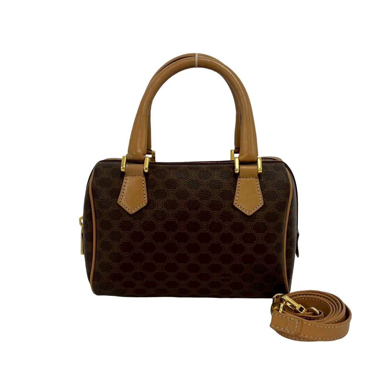 セリーヌ マカダム PVC レザー 2wayバッグ