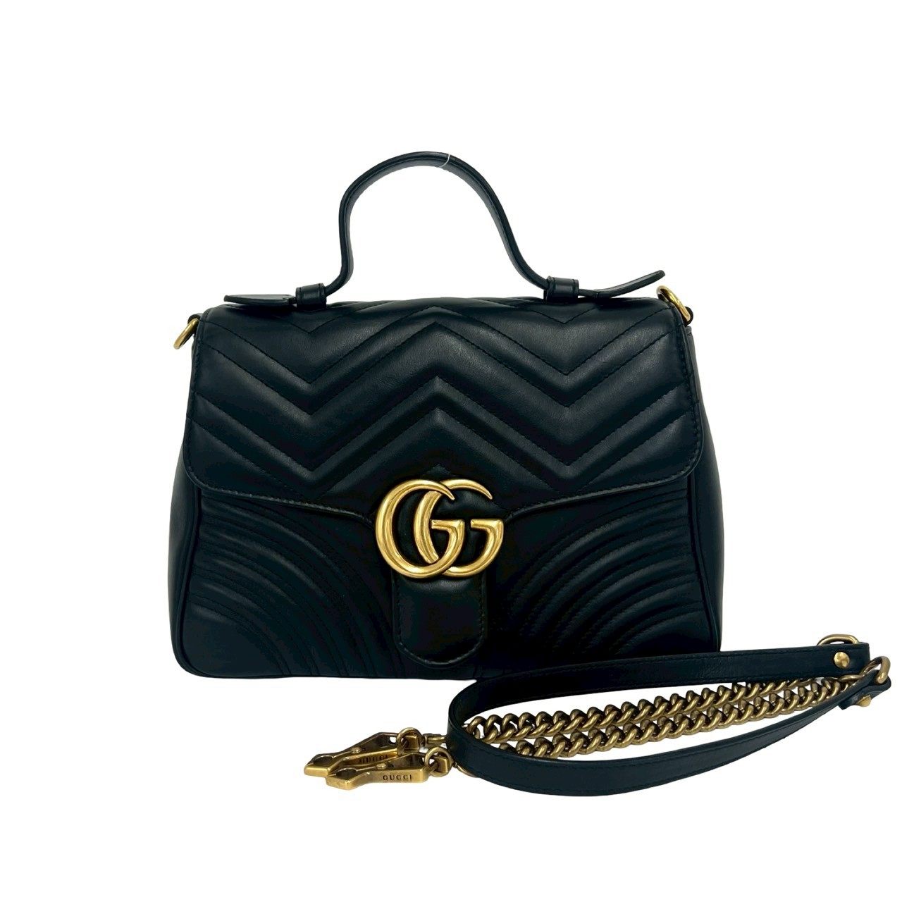 グッチ GGマーモント レザー2wayバッグ
