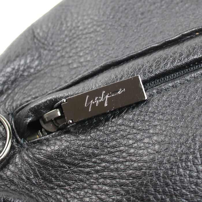 ディスコードヨウジヤマモト Y CROSS-BODYBAG レザーショルダーバッグ