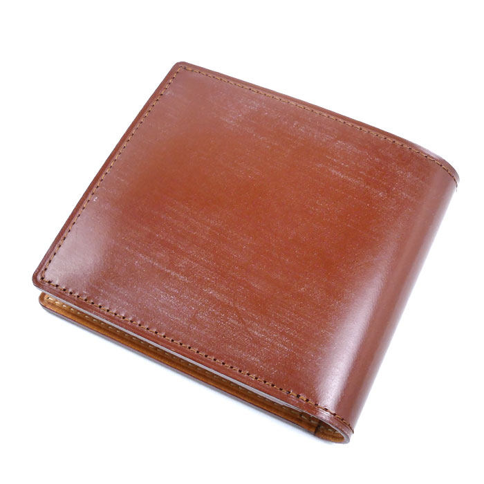 ガンゾ THIN BRIDLE 牛革二つ折り財布