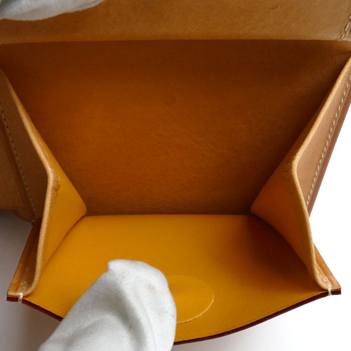 ガンゾ THIN BRIDLE 牛革二つ折り財布