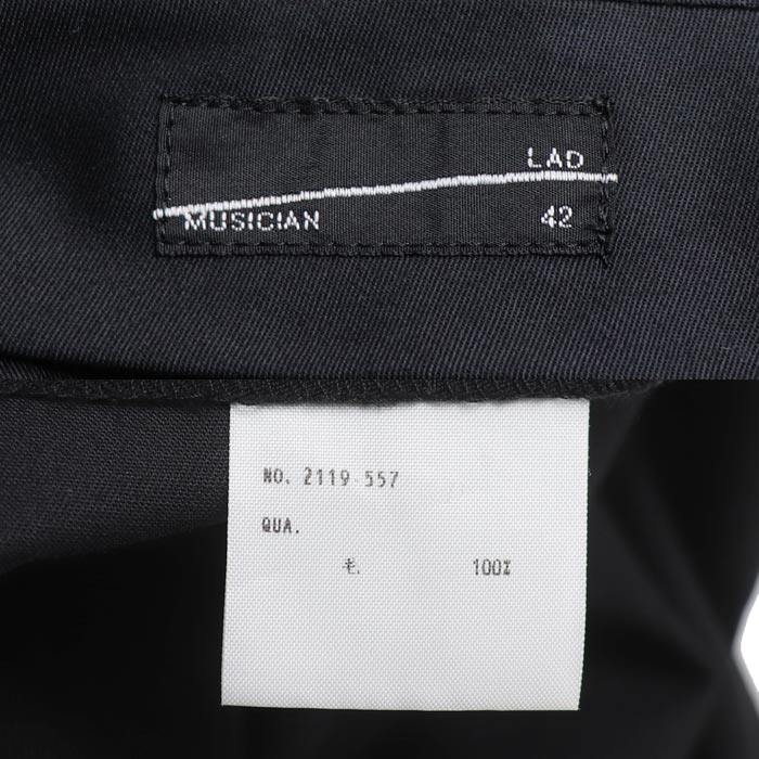 ラッドミュージシャン WOOL GABARDINE パンツ