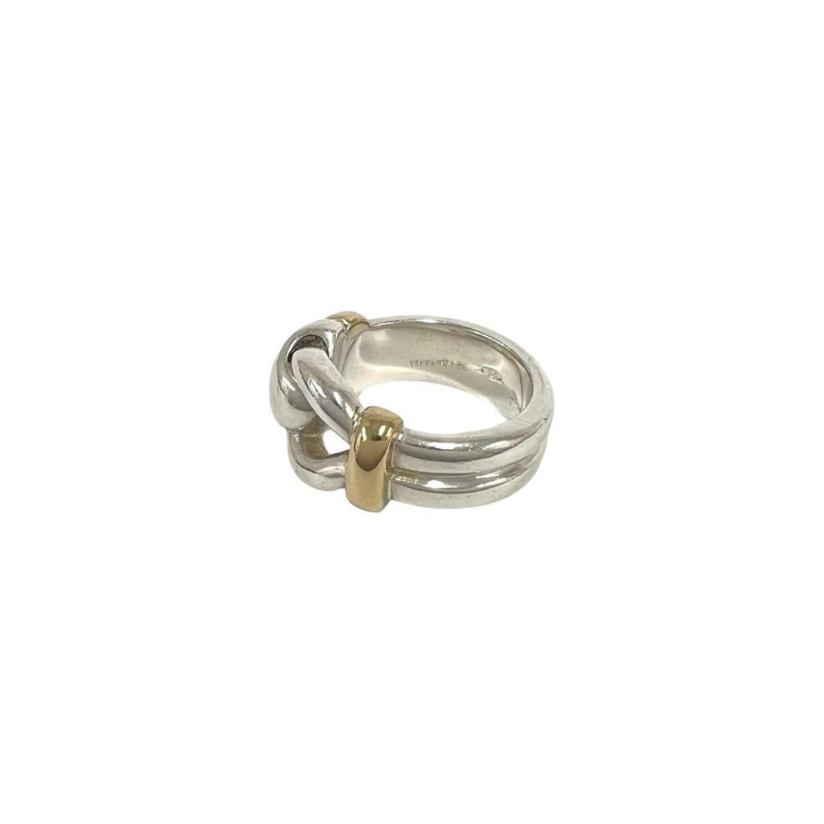 ティファニー Knot Au750シルバーリング