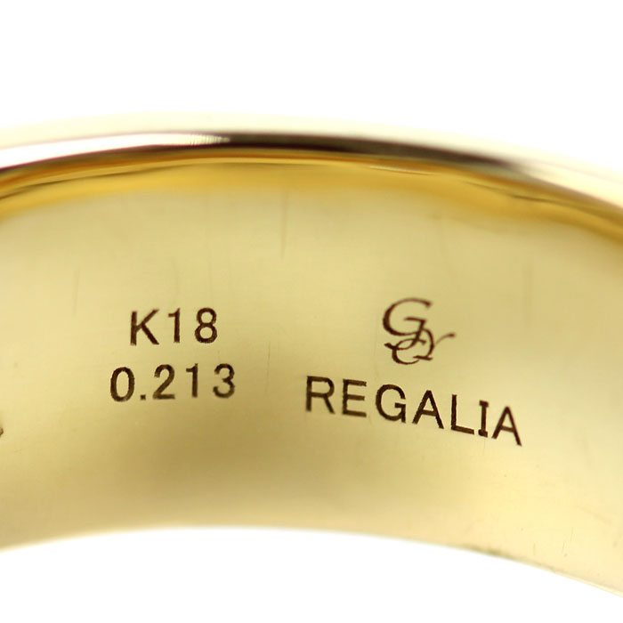 ユキザキ REGALIA Au750 ダイヤモンドリング