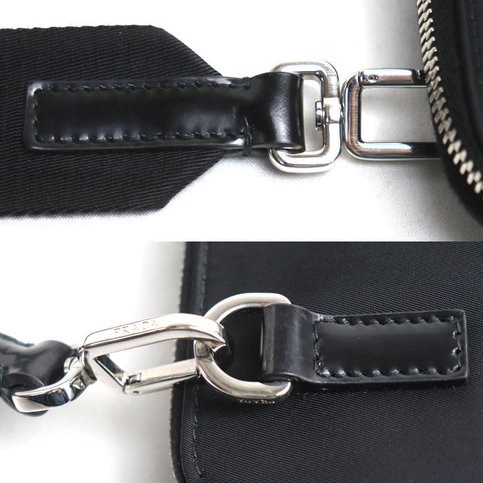 プラダ Re-Nylon サフィアーノレザー ショルダーバッグ
