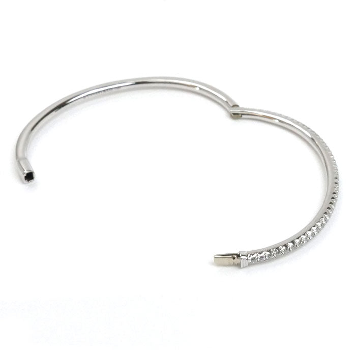 ティファニー メトロ K18WG ダイヤ ブレスレット サイズ 15