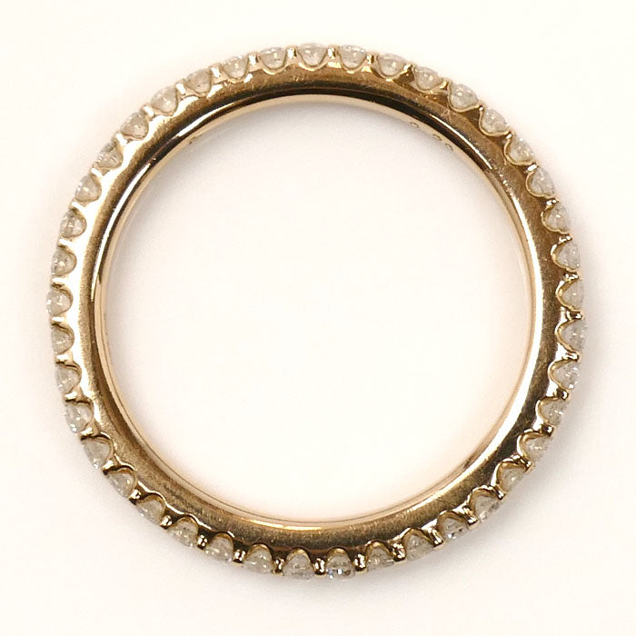 ポンテ ヴェキオ フル エタニティ Au750 ピンク ゴールド ダイヤモンド リング