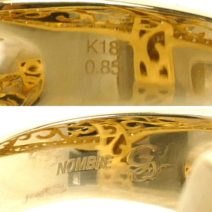 ユキザキ NOMBRE Au750 ダイヤモンドリング