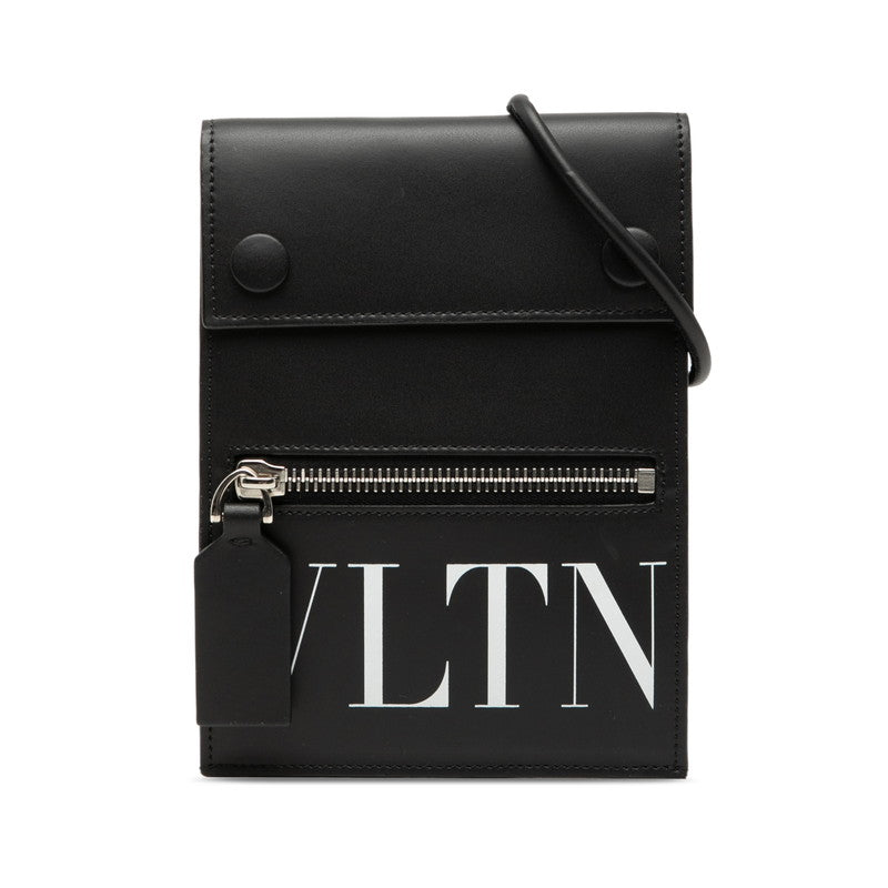ヴァレンティノ VLTN レザーショルダーバッグ