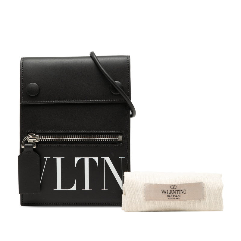 ヴァレンティノ VLTN レザーショルダーバッグ