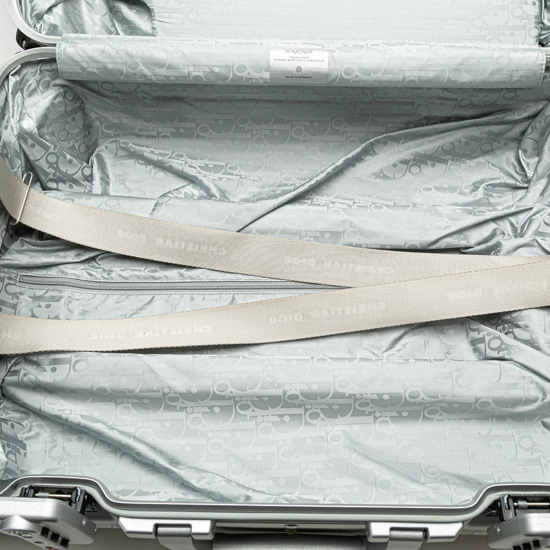 ディオール RIMOWA オブリーク アルミ キャビンスーツケース