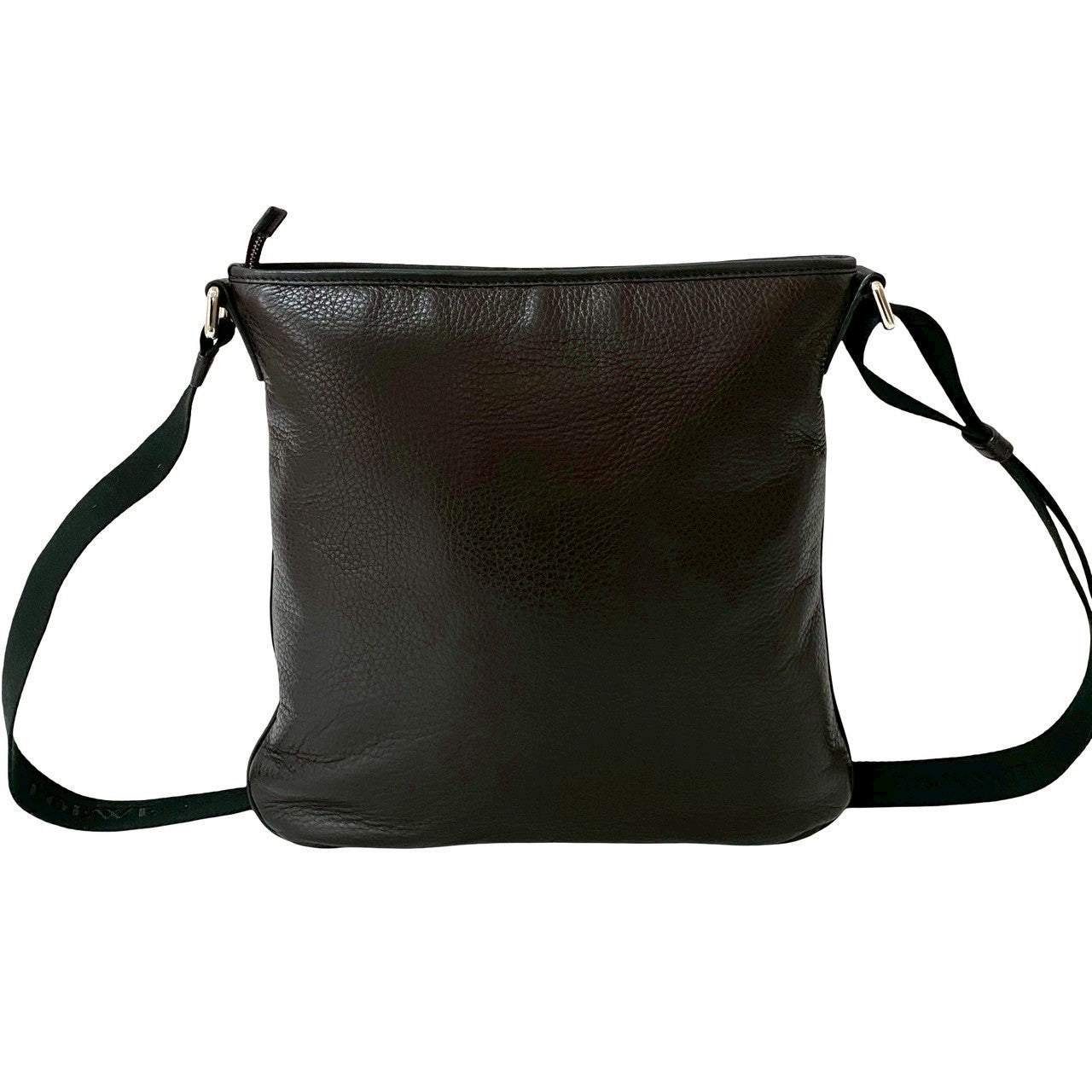 ロエベ アナグラム レザー ナイロン ショルダーバッグ