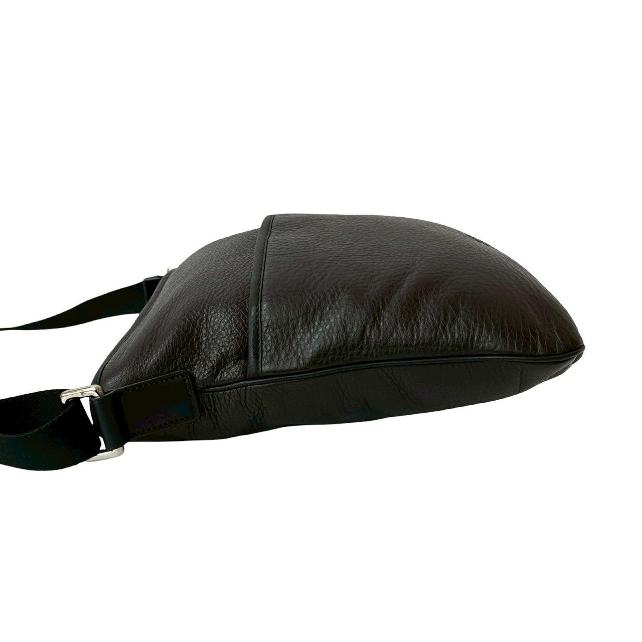 ロエベ アナグラム レザー ナイロン ショルダーバッグ