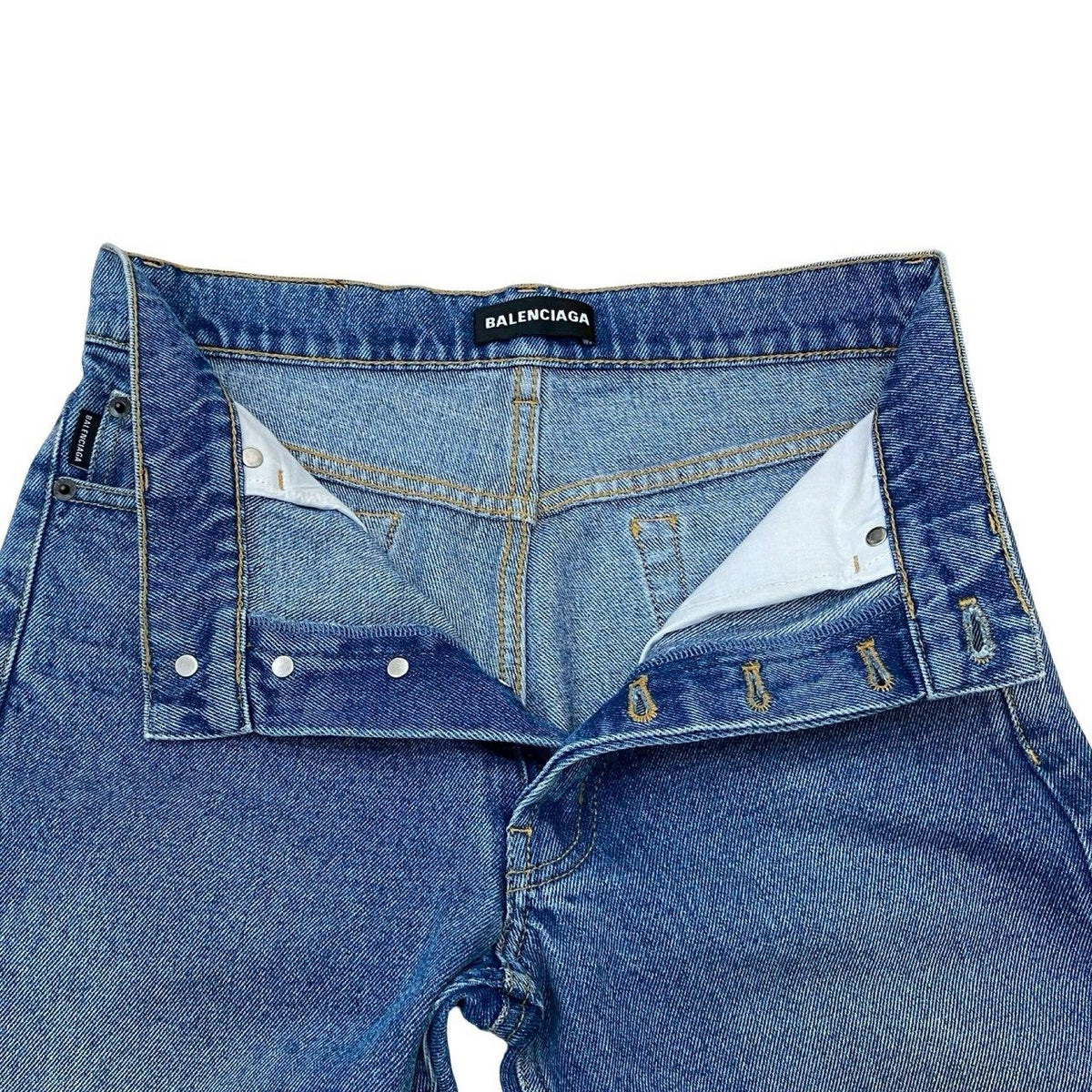 バレンシアガ コットンデニムパンツ