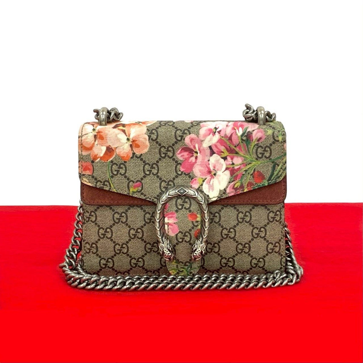 グッチ ディオニュソス GGスプリーム フローラ レザー 2wayショルダーバッグ