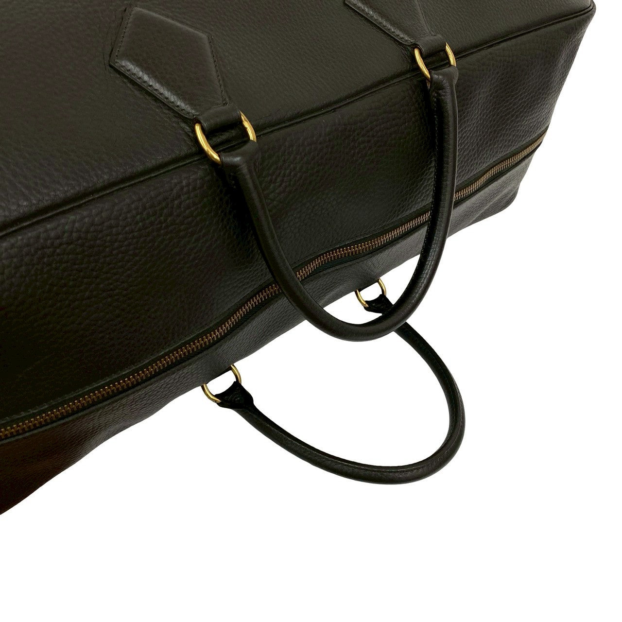 エルメス プリューム レザー ボストン バッグ