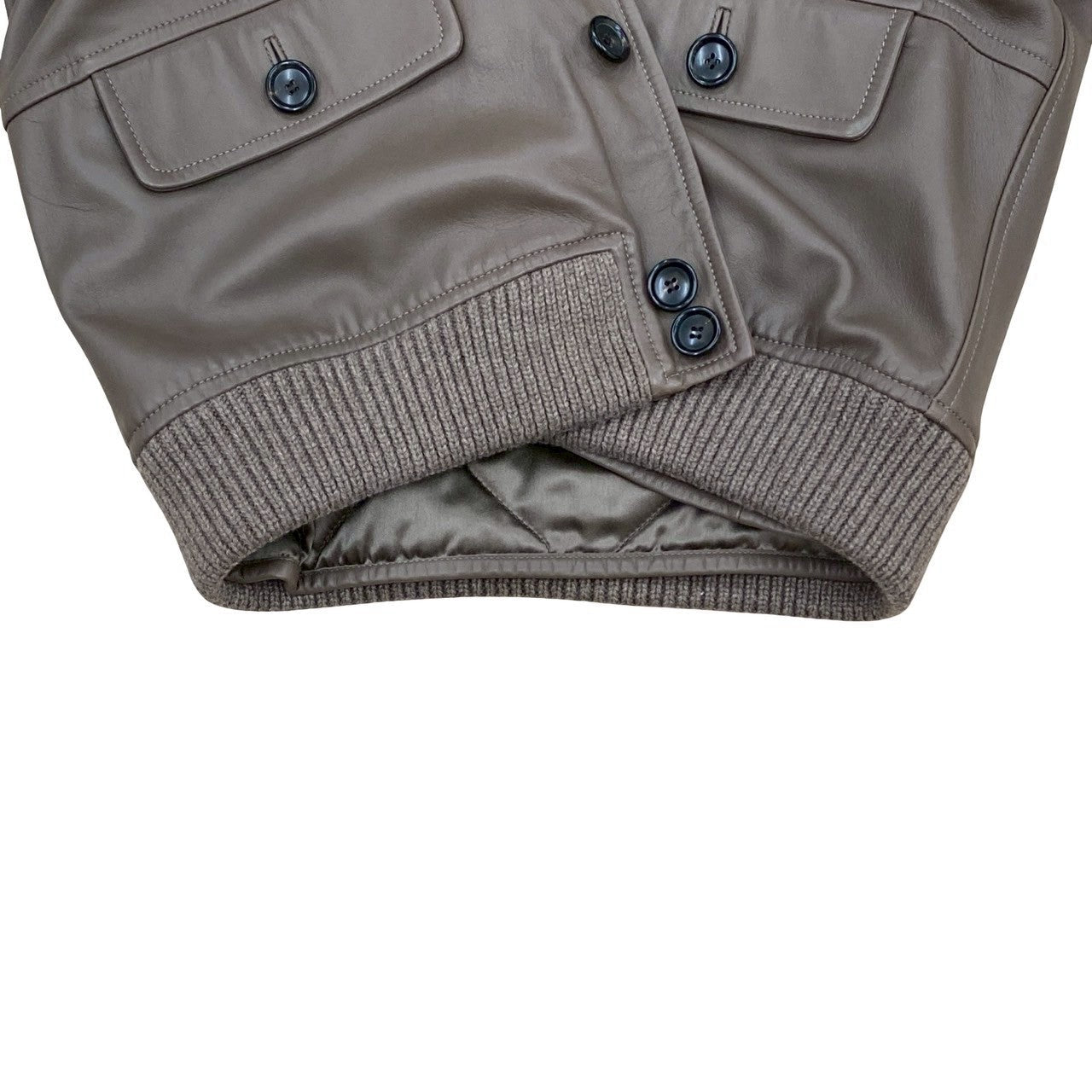 ロエベ ラムスキン シルク カシミア アウターウェア