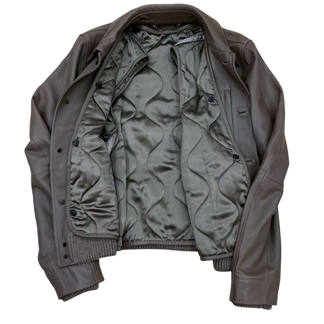 ロエベ ラムスキン シルク カシミア アウターウェア