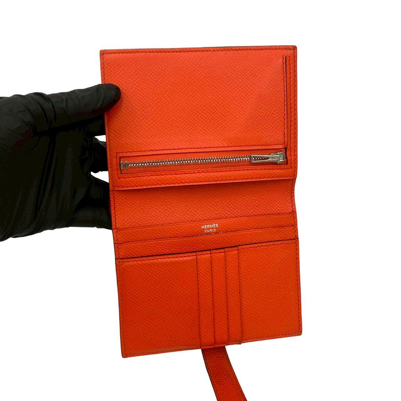 エルメス ベアン エプソン コンパクト ウォレット