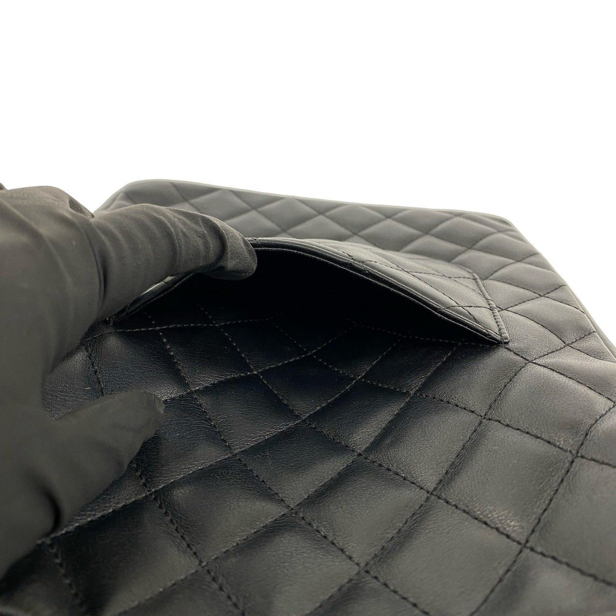 シャネル カンボンライン レザー ミニショルダーバッグ
