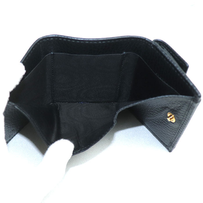 グッチ プチマーモント レザー三つ折り財布