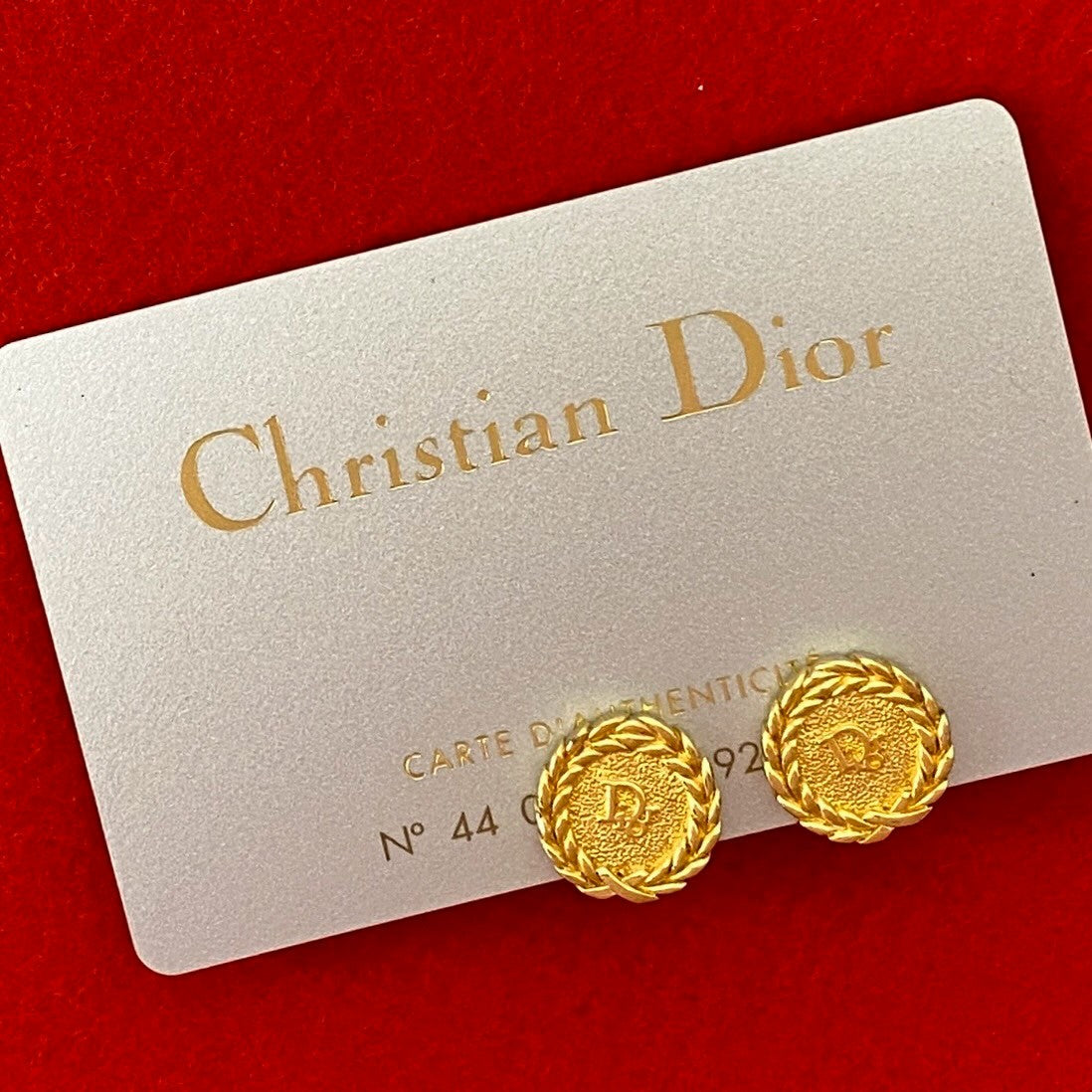 クリスチャンディオール ロゴイヤリング
