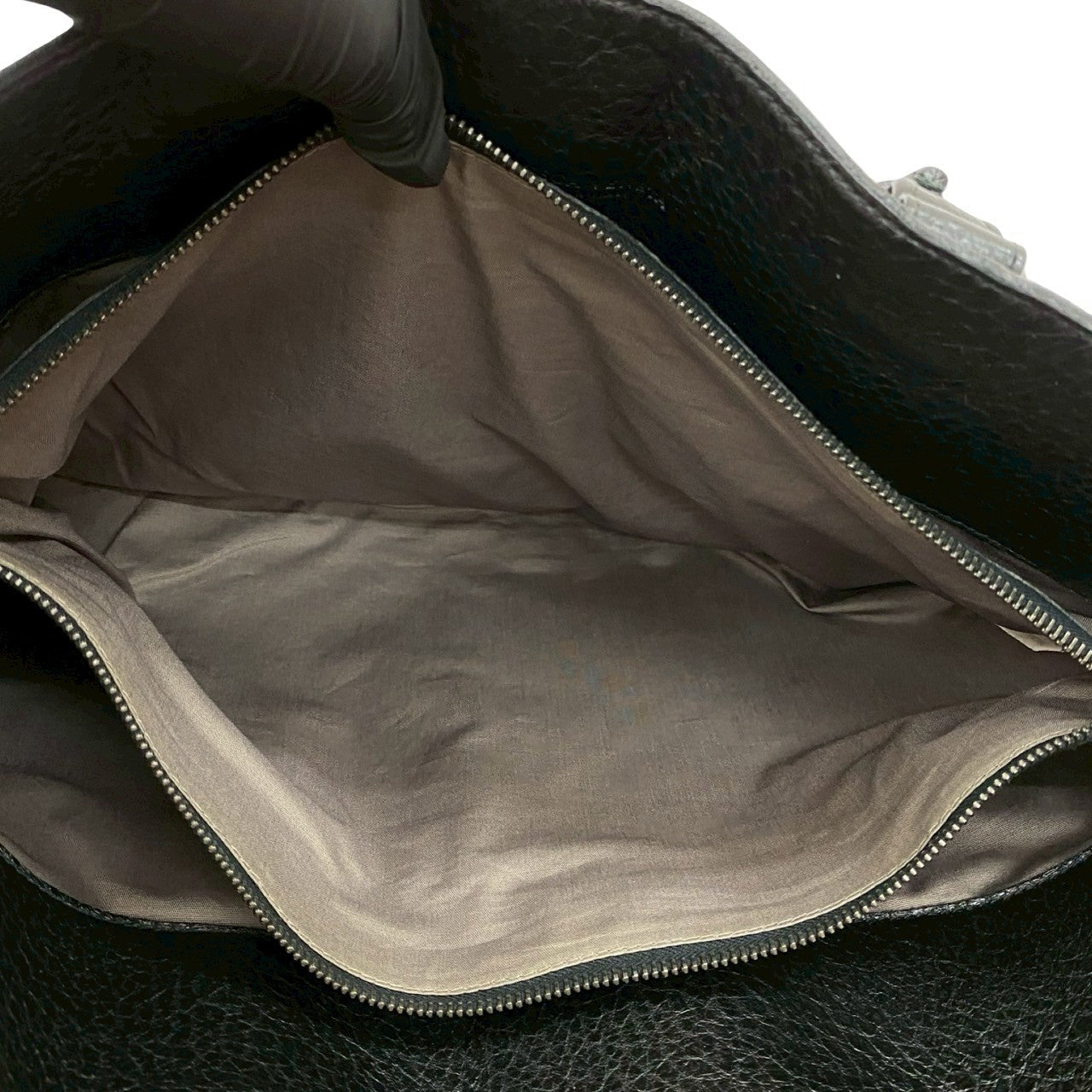 ボッテガヴェネタイントレチャートレザー ハンドバッグ