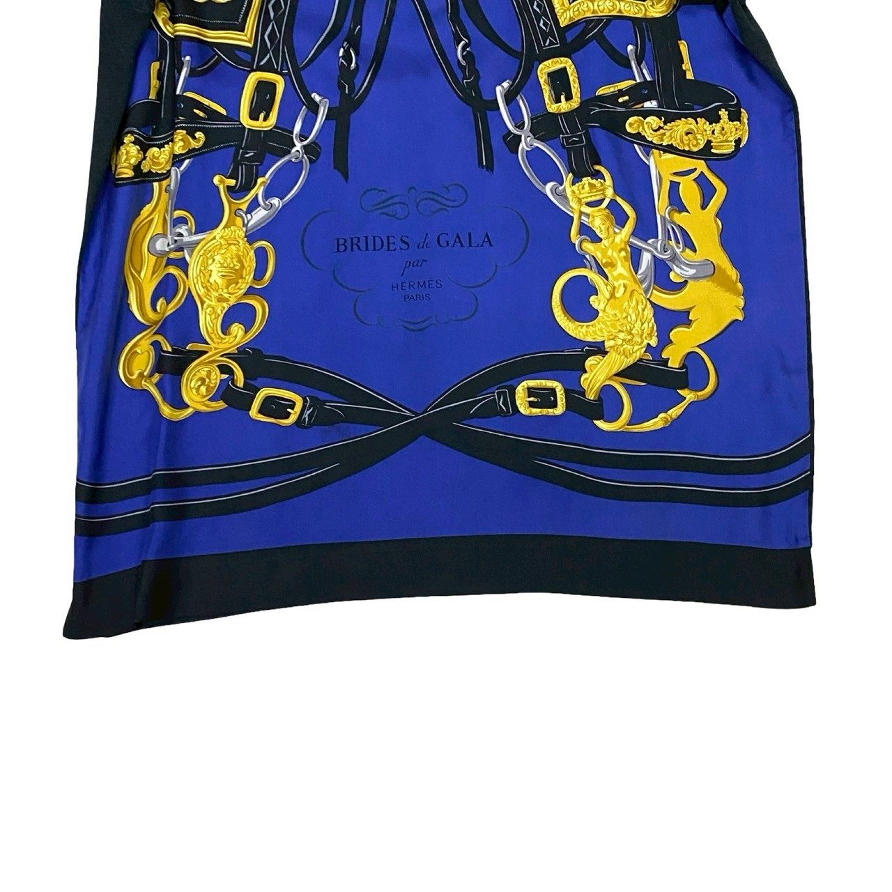 エルメス ブリッドドゥガラ シルク カシミヤ コットン シャツ