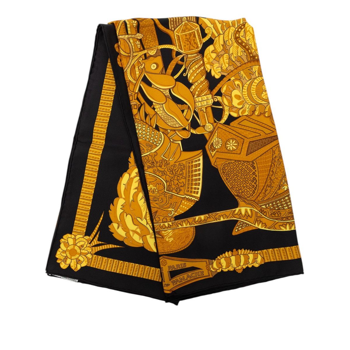 エルメス カレ90 Armets en PANACHE シルクスカーフ