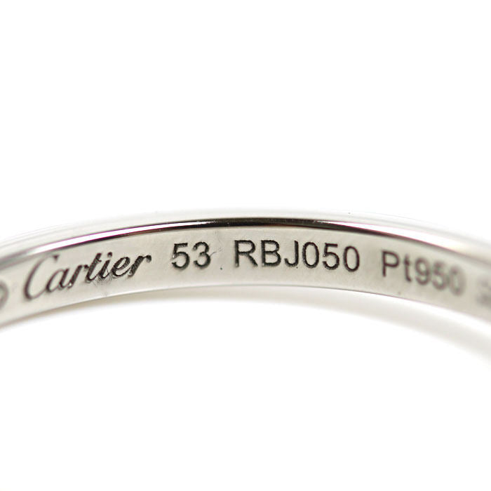 カルティエ バレリーナ Pt950 ダイヤモンドリング 13号