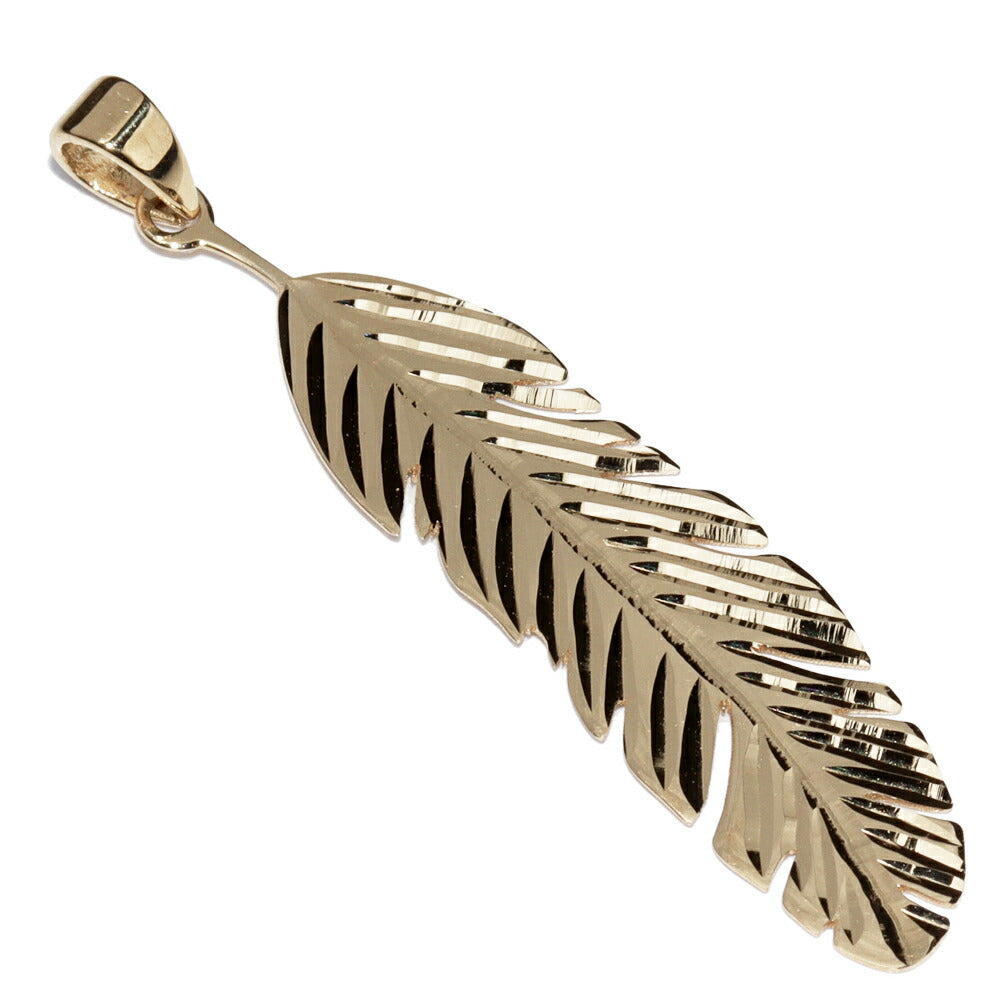 Au750 フェザー ペンダント トップ