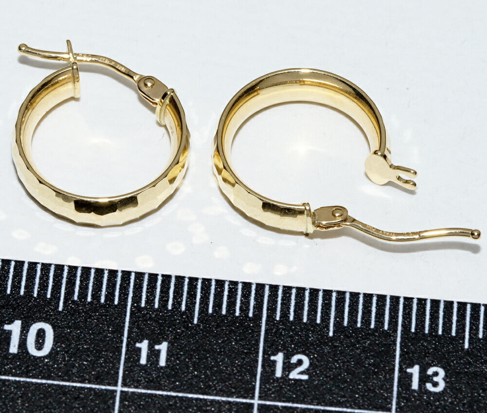 Au750 フープ ピアス