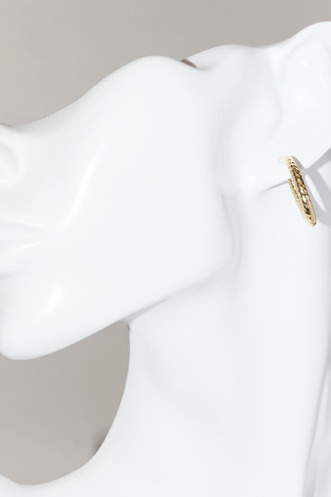 Au750 フープ ピアス